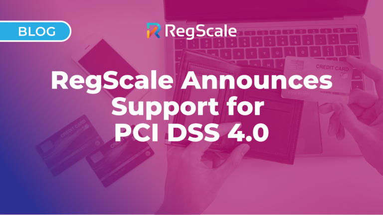 RegScale Announces Support for PCI DSS 4.0